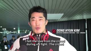 UFC Fight Night Seoul: Dong Hyun Kim Backstage Interview