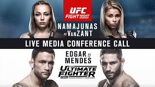 UFC Fight Night Las Vegas and The Ultimate Fighter Finale Media Conference Call